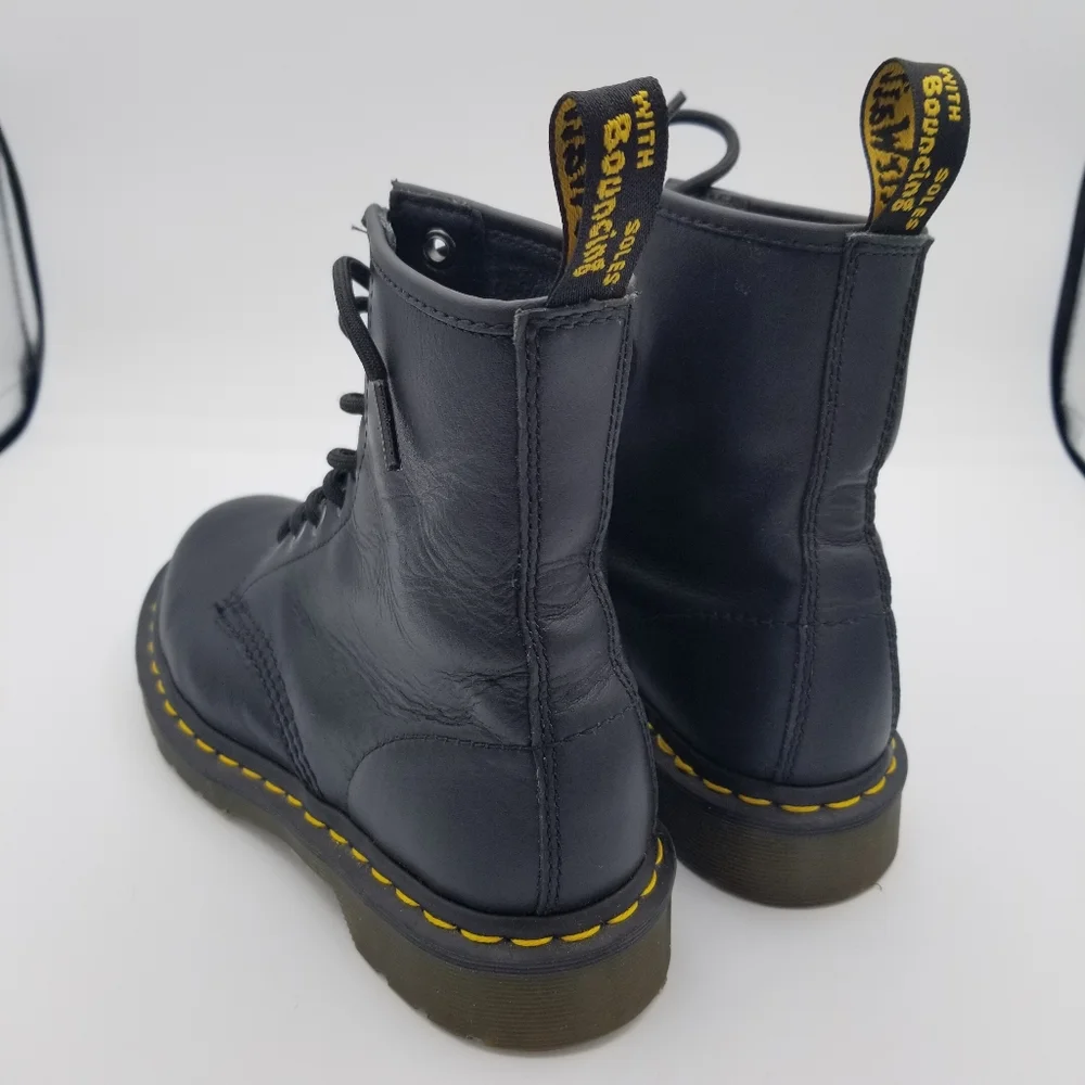Dr. Martens AirWair Black Combat Boots - Picture 6 of 10